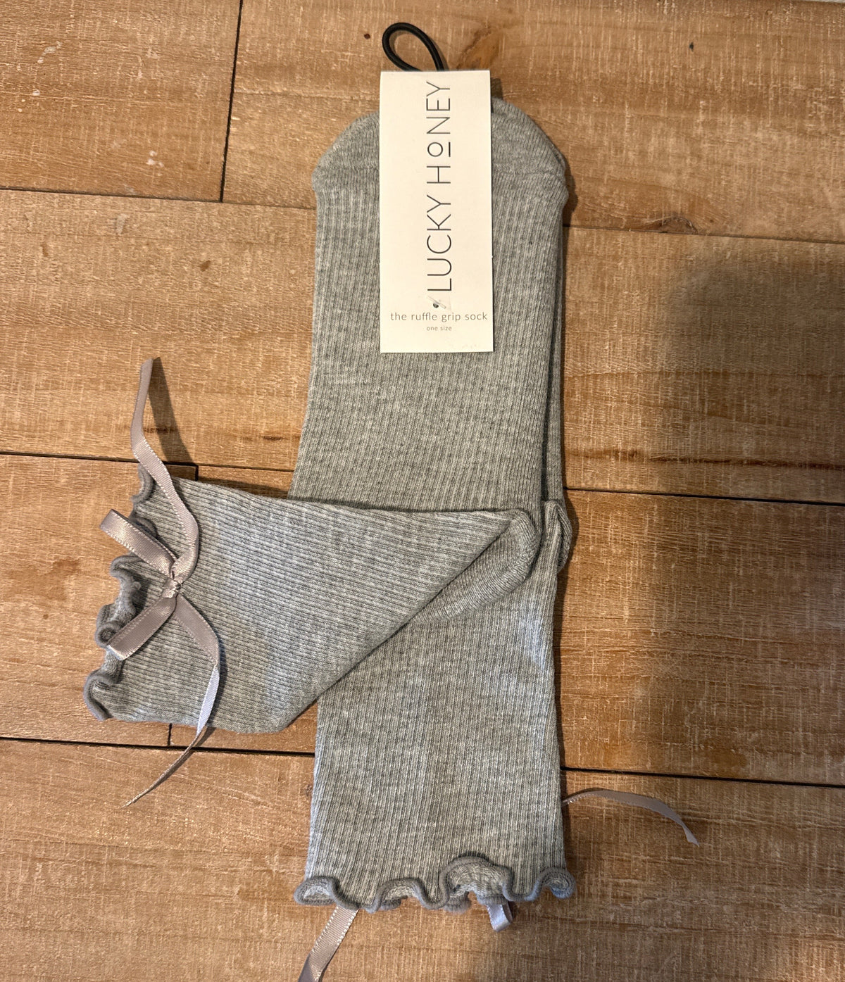 Ruffle Sock gray