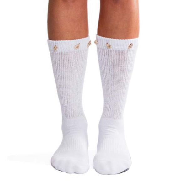 Seashell Slouch Grip Socks