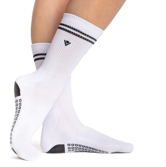 Classic White Grip Socks